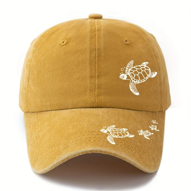 A Stylish Printed Baseball Cap For Both Men And Women