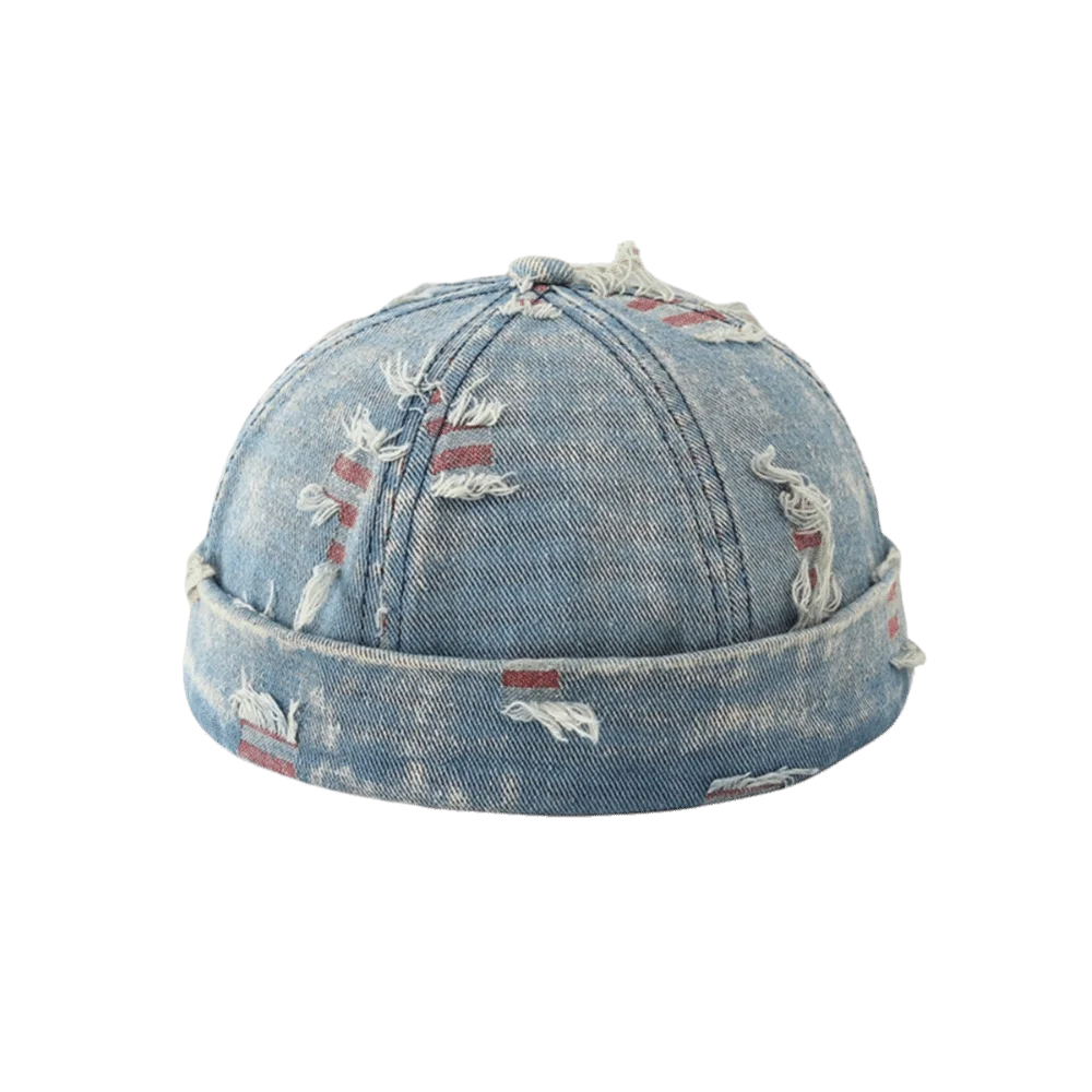 Broken Denim Docker Cap
