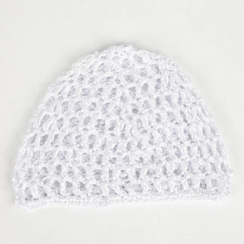 Hollow Hot Selling New Out Baotou Hat Solid Color Knitted Versatile Mesh Hat