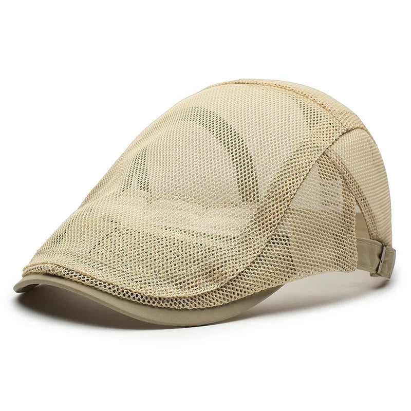 Summer Hollow Mesh Beret Breathable Sun Hat