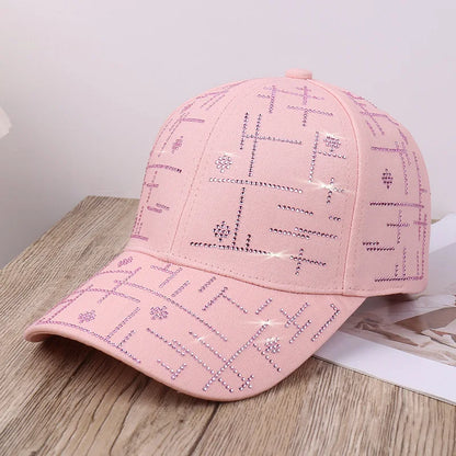 Spring/Summer New Water Diamond Casual Versatile Fashion Baseball Hat