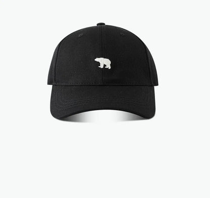 Stylish Bear Embroidered Baseball Cap Sun Protective Breathable Adjustable Ideal Casual Hat Unisex Baseball Cap