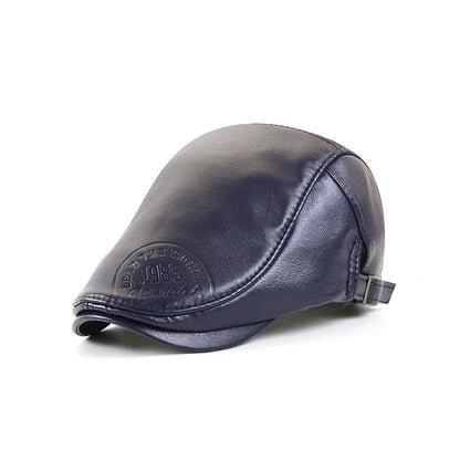 High Quality Men PU Leather Baseball Cap