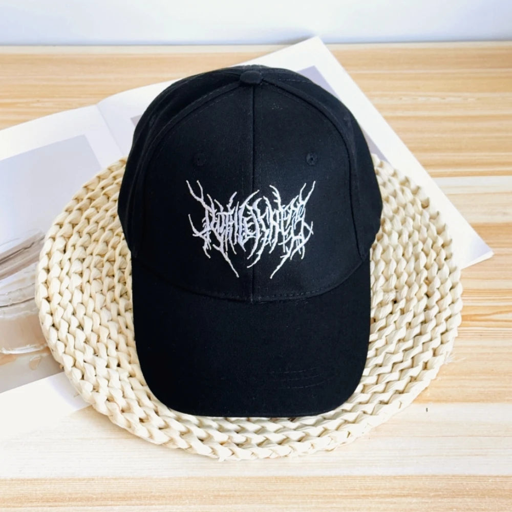 Summer Fashion Cotton Baseball Hats Hiphop Graffiti Cartoon Pattern Embroidery Sun Cap for Men And Women