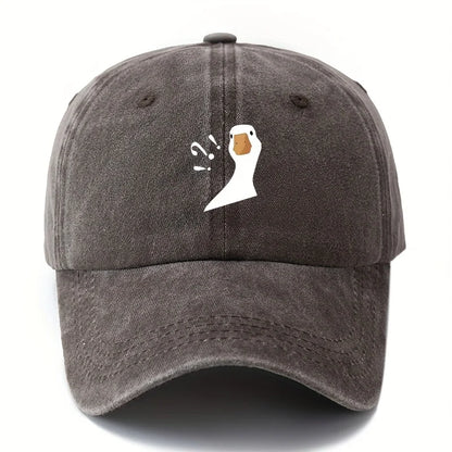 Cute Duck Pattern Printed Baseball Hat Outdoor Sunscreen Sports Leisure Travel