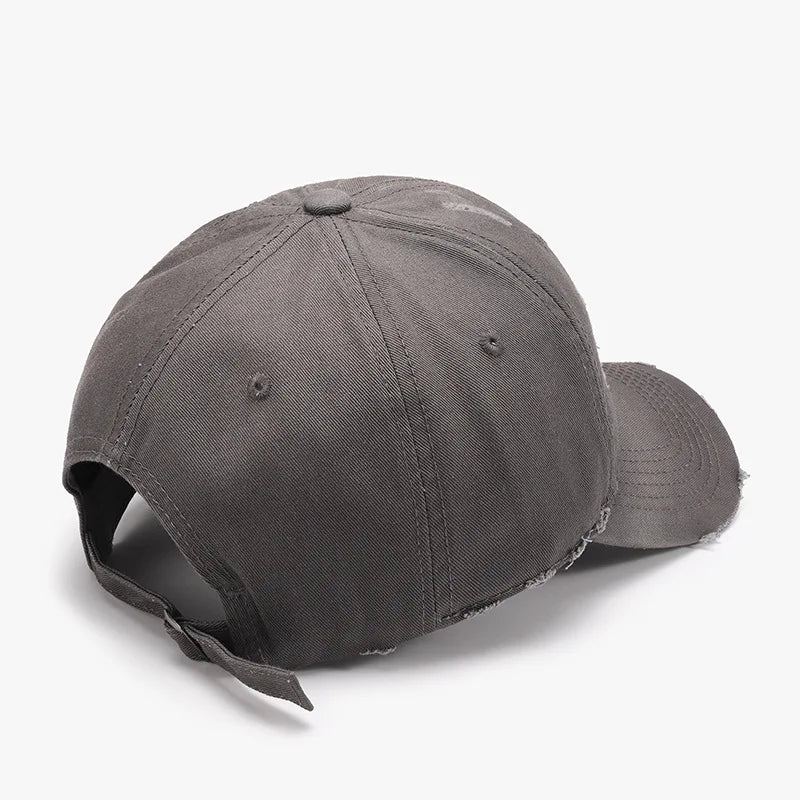 Women's Washed Distressed Baseball Cap For Outdoor Sports