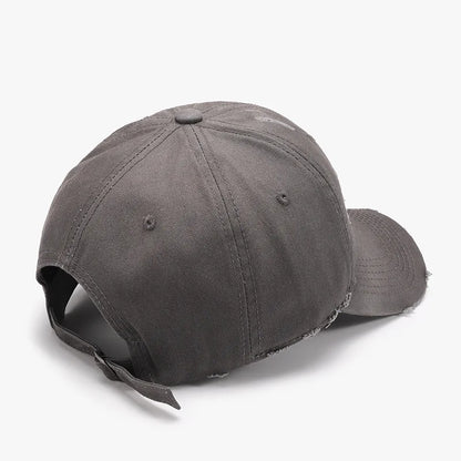 Women's Washed Distressed Baseball Cap For Outdoor Sports