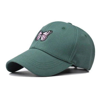 Embroidery Butterfly Baseball Cap Women's Spring Summer