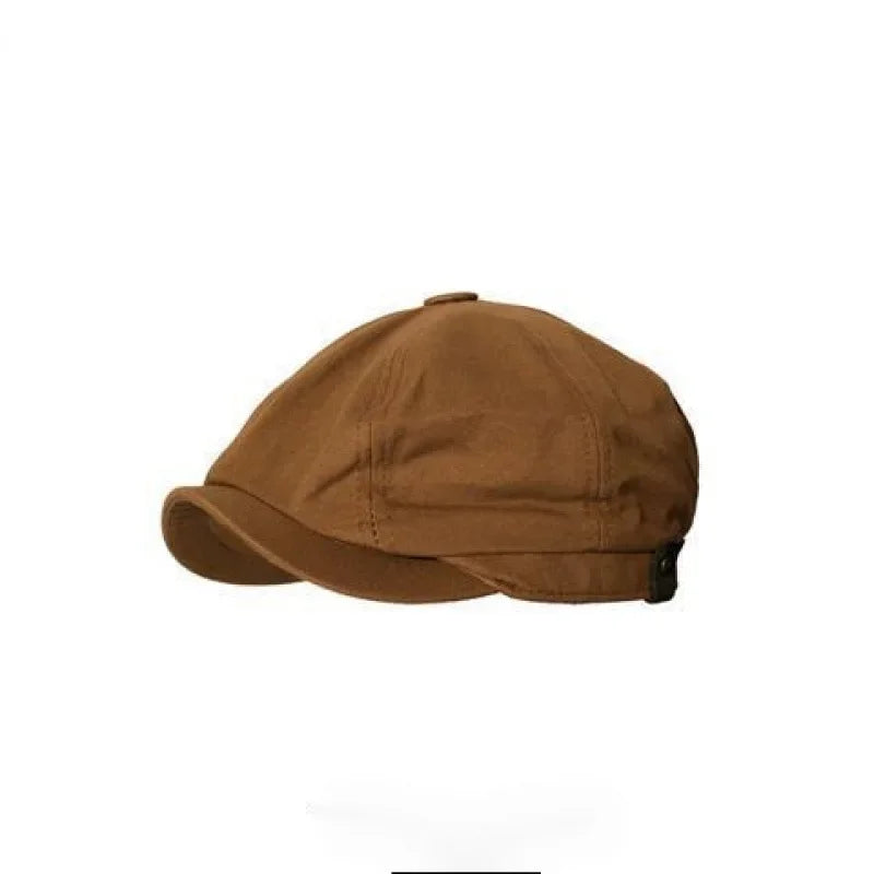 Plus Size Men's Newsboy Flat Cap 100% Cotton