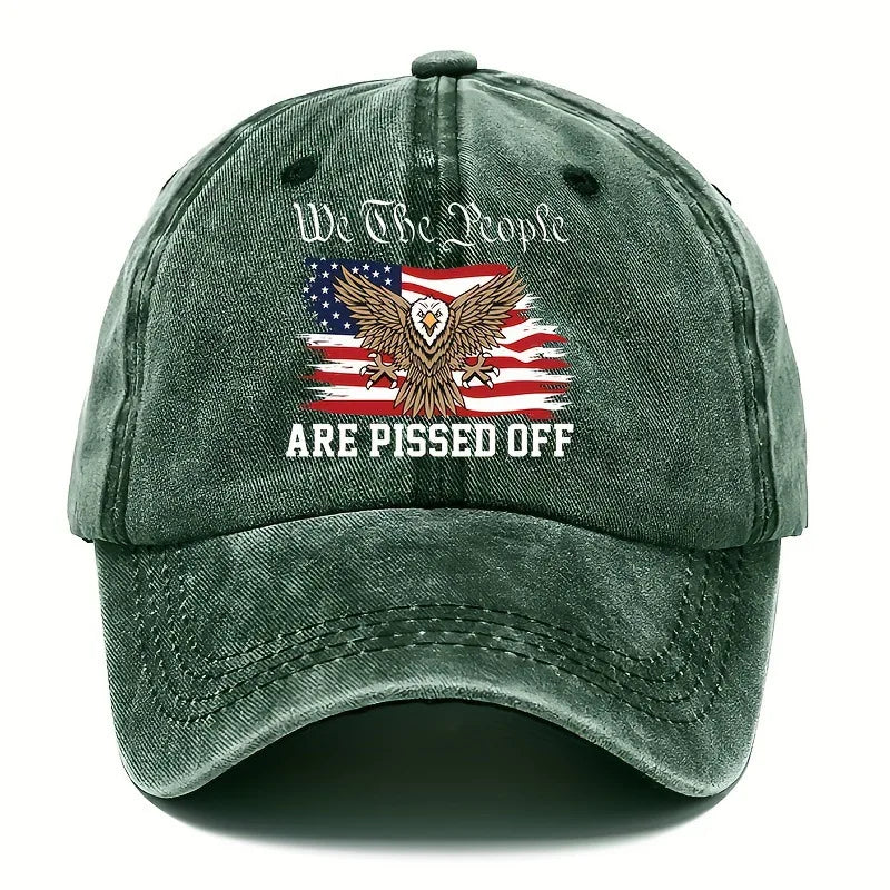 Eagle Print Pattern Street Retro Baseball Cap