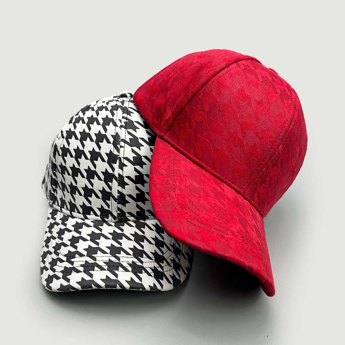 Classical Retro Houndstooth Baseball Hats