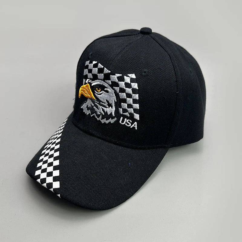Ear of Wheat Eagle Embroidery Baseball Hats Men Women