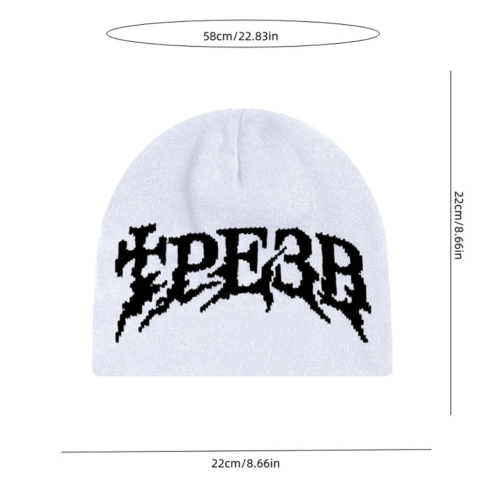 Y2k Women Hat Knitting Sober Beanies Caps For Men