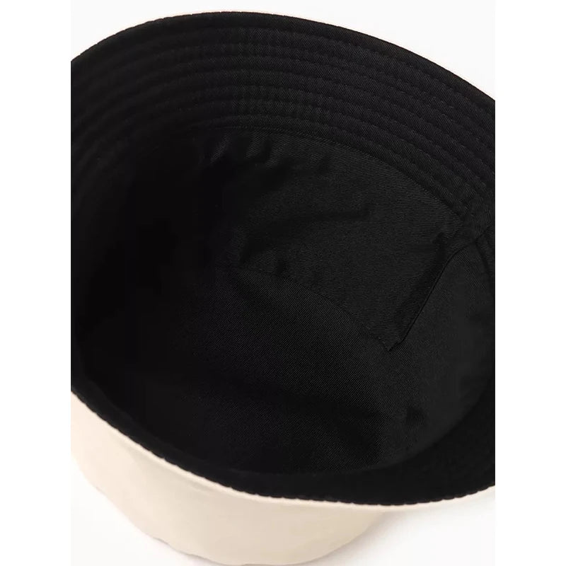 Summer Picole Nationale Bob Man Reversible Bucket Hat Women Cotton Fisherman Cap