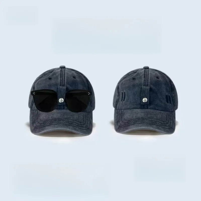 Unisex Summer Baseball Caps With Glasses Aviator Hat