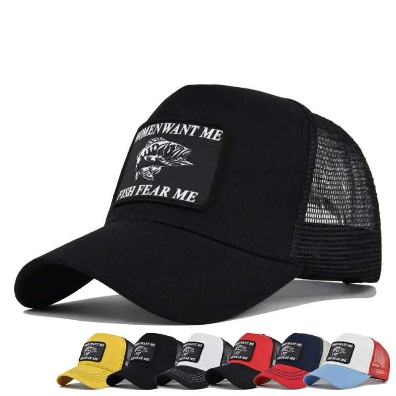 Summer Breathable Quick Drying Fashion Embroidery Baseball Caps Men Women