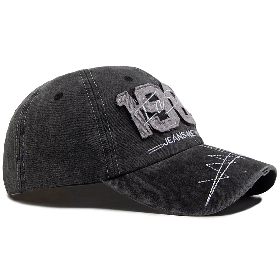 Big Digit 1985 Baseball Cap Men Fashion Visor Hip Hop Hat