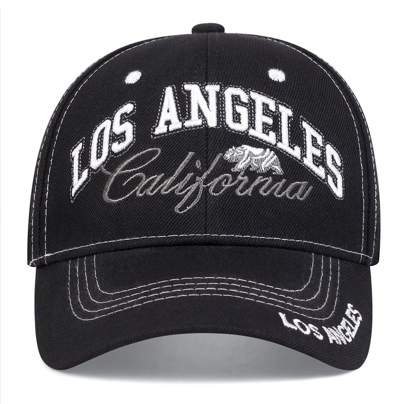 Losangeles Bear Embroidered Baseball Hat Men's