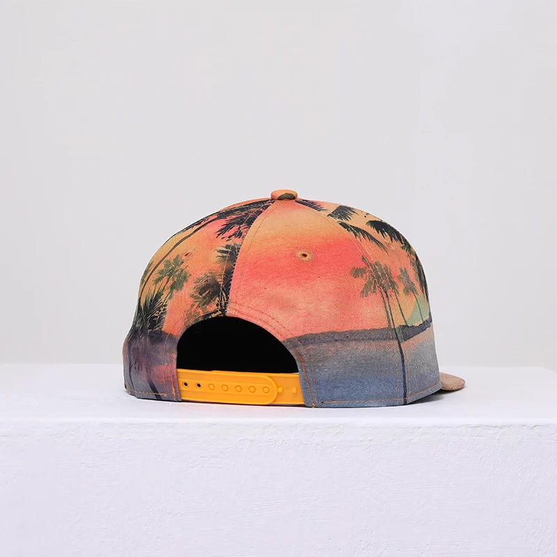 Spring Summer 3D Printing Men Women Snapback Hat