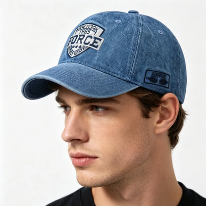 Denim Unstructured Baseball Cap For Men Women