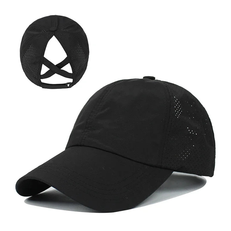 Summer Solid Color Baseball Caps Golf Wear Women Sport