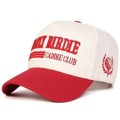 Unisex Early Birdie Caddie Club Embroidery Baseball Caps Spring Autumn