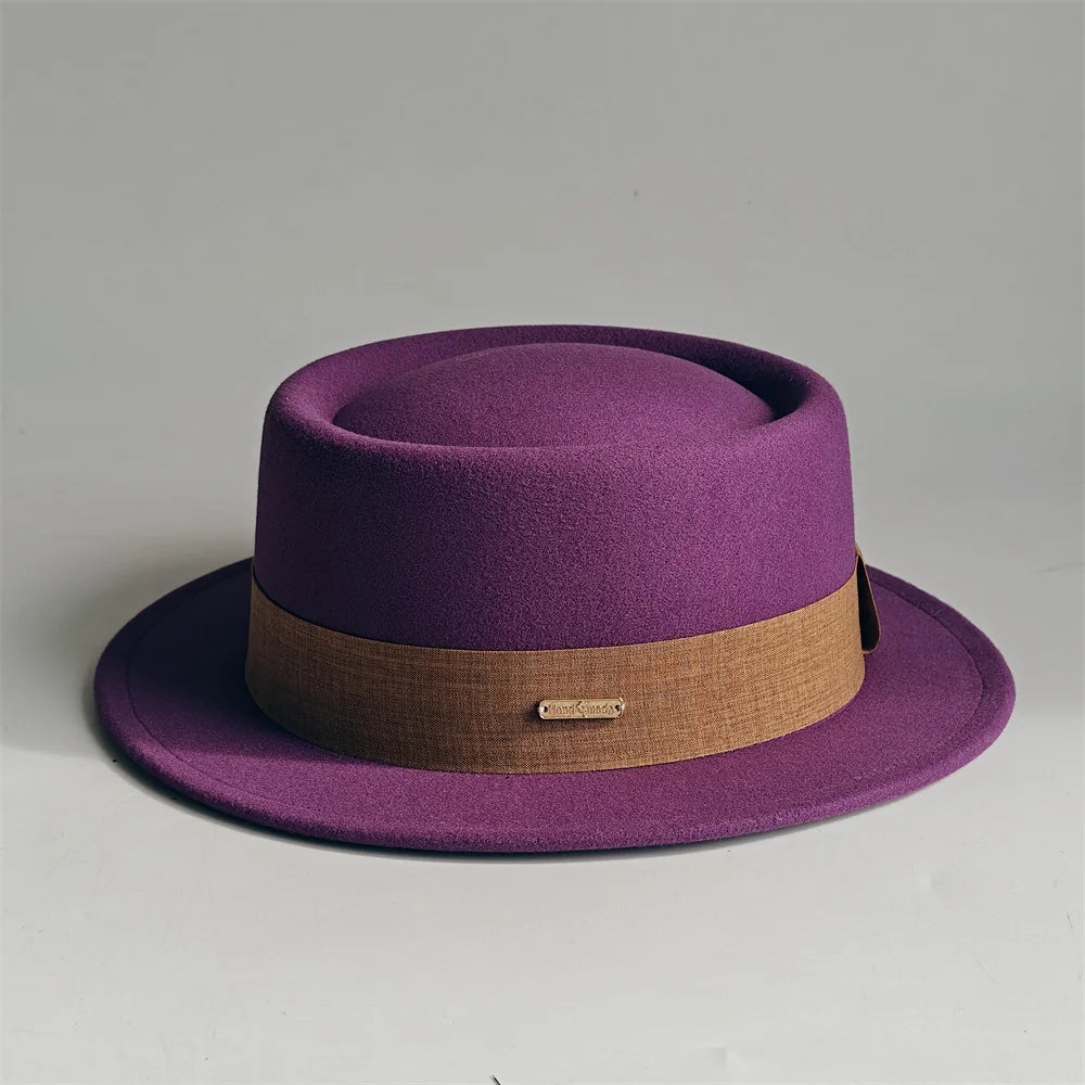 Autumn/Winter Fedora Hat For Women Soft Felt Hat - French Style Retro French