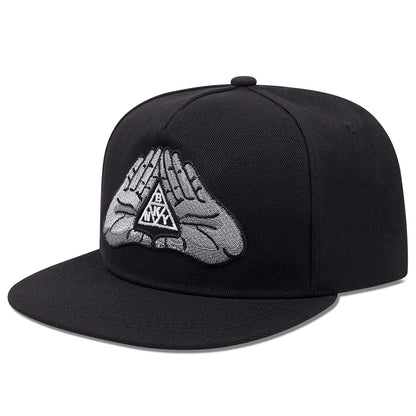 New Fashion Hip Hop Palm Embroidery Baseball Cap