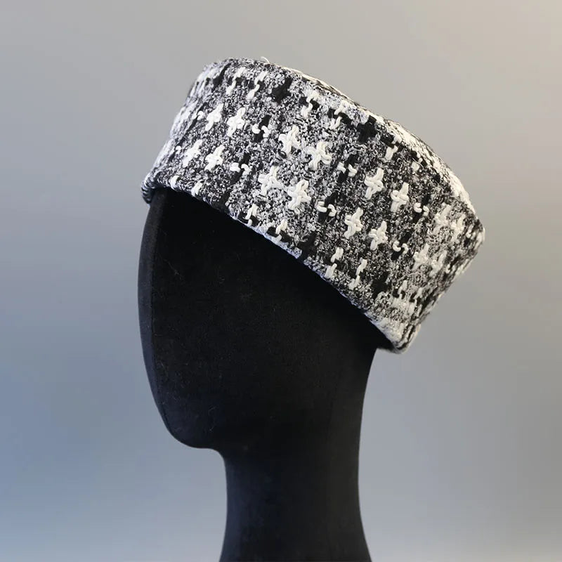 Autumn Harris Tweed Beret For Women French Vintage Painter Hat