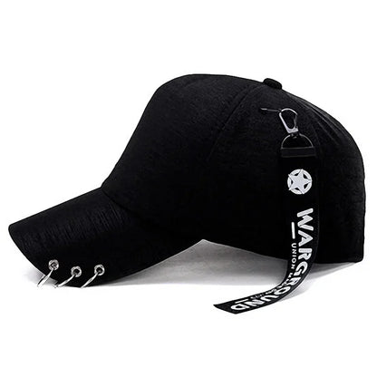 Classic Brim Design Metal Personalized Baseball Cap