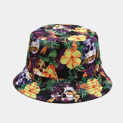 Unisex Panama Bucket Hats Ethnic Style Pattern Fisherman Cap For Men And Women