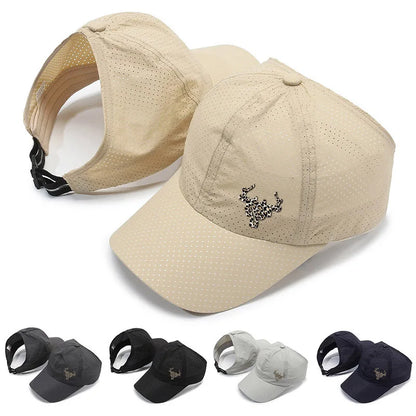 Cool Summer Women Ponytail Sun Caps Hat Female Outdoor Lady Baseball Cap For Women