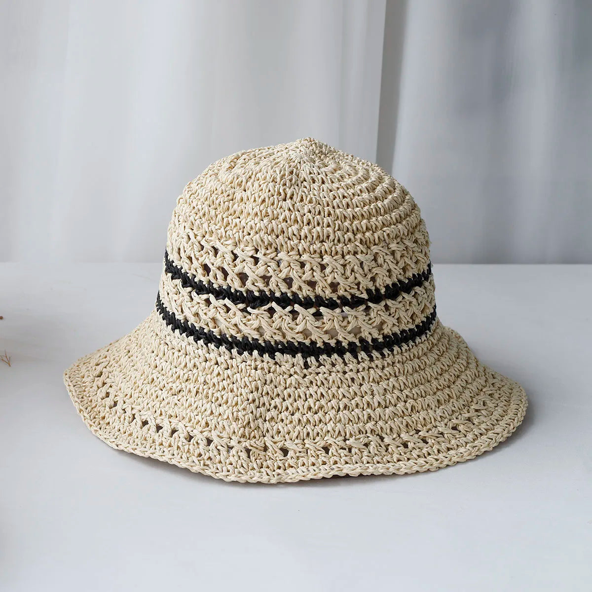 2024 Women Straw Hats Crochet Hat Bucket Hat