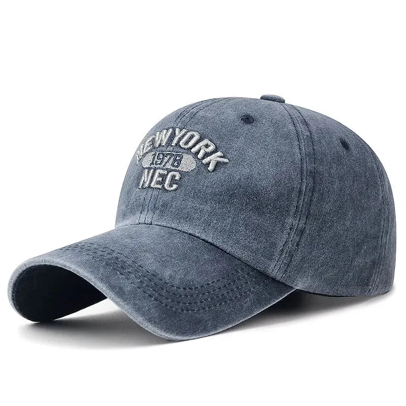 Baseball Cap Korean Washed Cotton Soft Top Hat Four Seasons