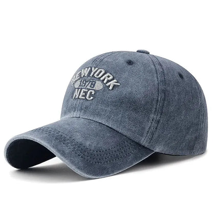 Baseball Cap Korean Washed Cotton Soft Top Hat Four Seasons