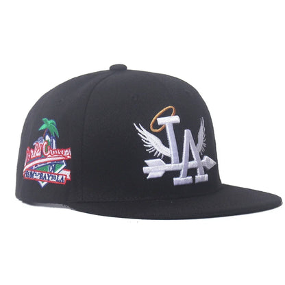 New Letter Wing Side Coconut Tree Embroidery High Quality Street Cap