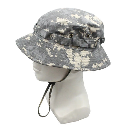Unisex Camouflage Bucket Hat Summer Sunshade Boonie Hat