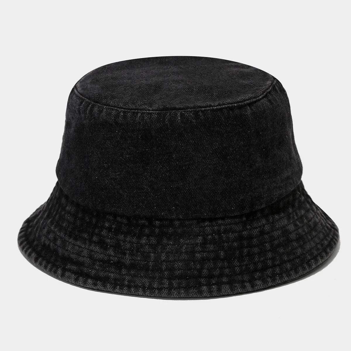 Candy Color Unisex Summer Washed Denim Bucket Hat