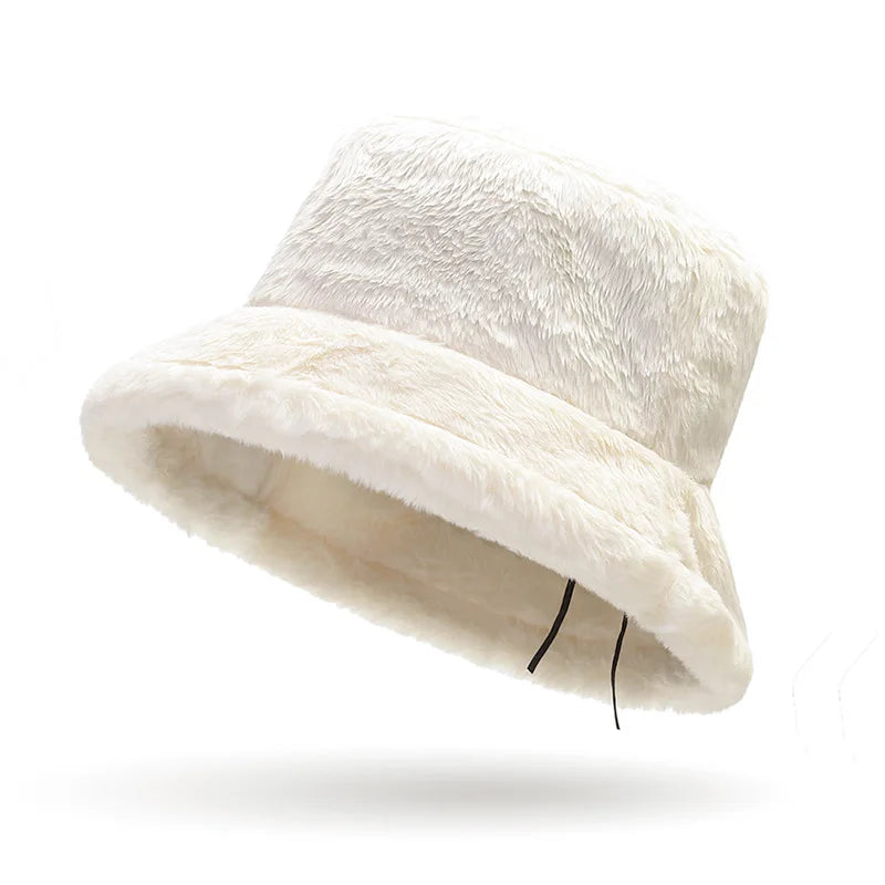 Cozy Faux Fur Bucket Hats Autumn & Winter
