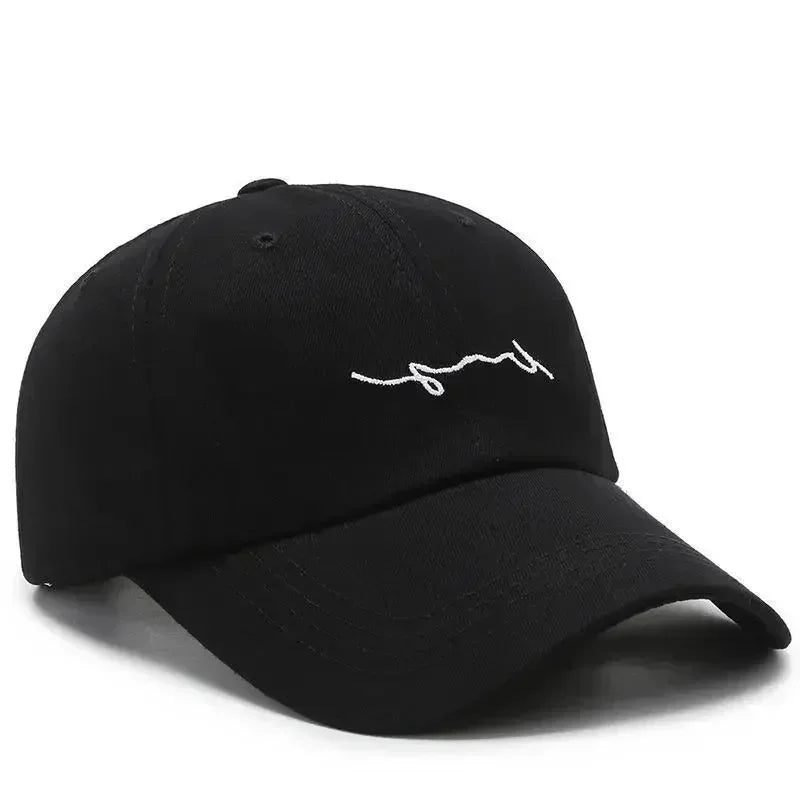 New Simple Corrugated Outdoor Sports Baseball Cap Polyester Cap New Cap Embroidery Hat