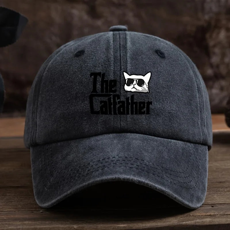 Alphabet Cat Fun Printed Baseball Hat Men's and Women's