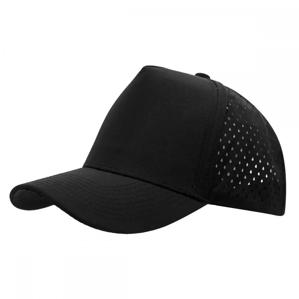 New Five-Ply Laser Perforated Quick-Drying Cap Breathable Sports Visor Cap