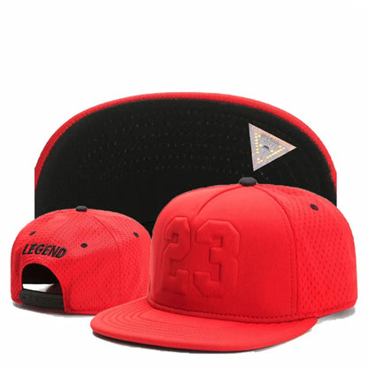 Spring Brand 23 Leather Black Cap Baseball Cap Men Women HipHop Knight Snapback Hat Adult Outdoor Casual
