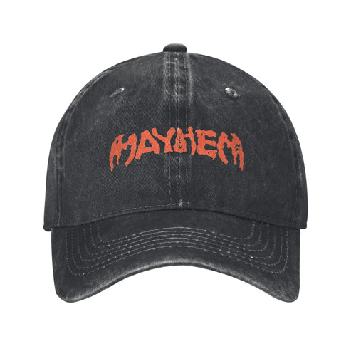 Lady Gaga Mayhem New Album Baseball Cap Vintage Distressed Denim