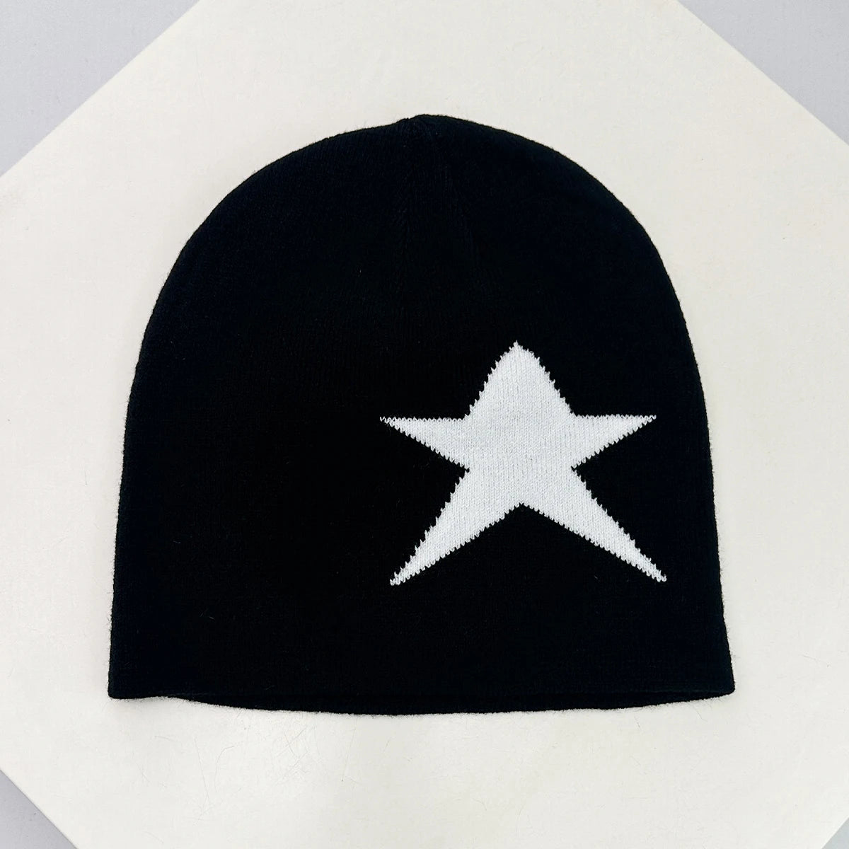 Warm Versatile Streetwear Fashion New Simple Star Hip Hop Beanies Niche Skate