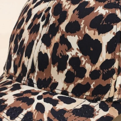 Baseball Caps Leopard Print Adjustable Outdoor Snapback Hat