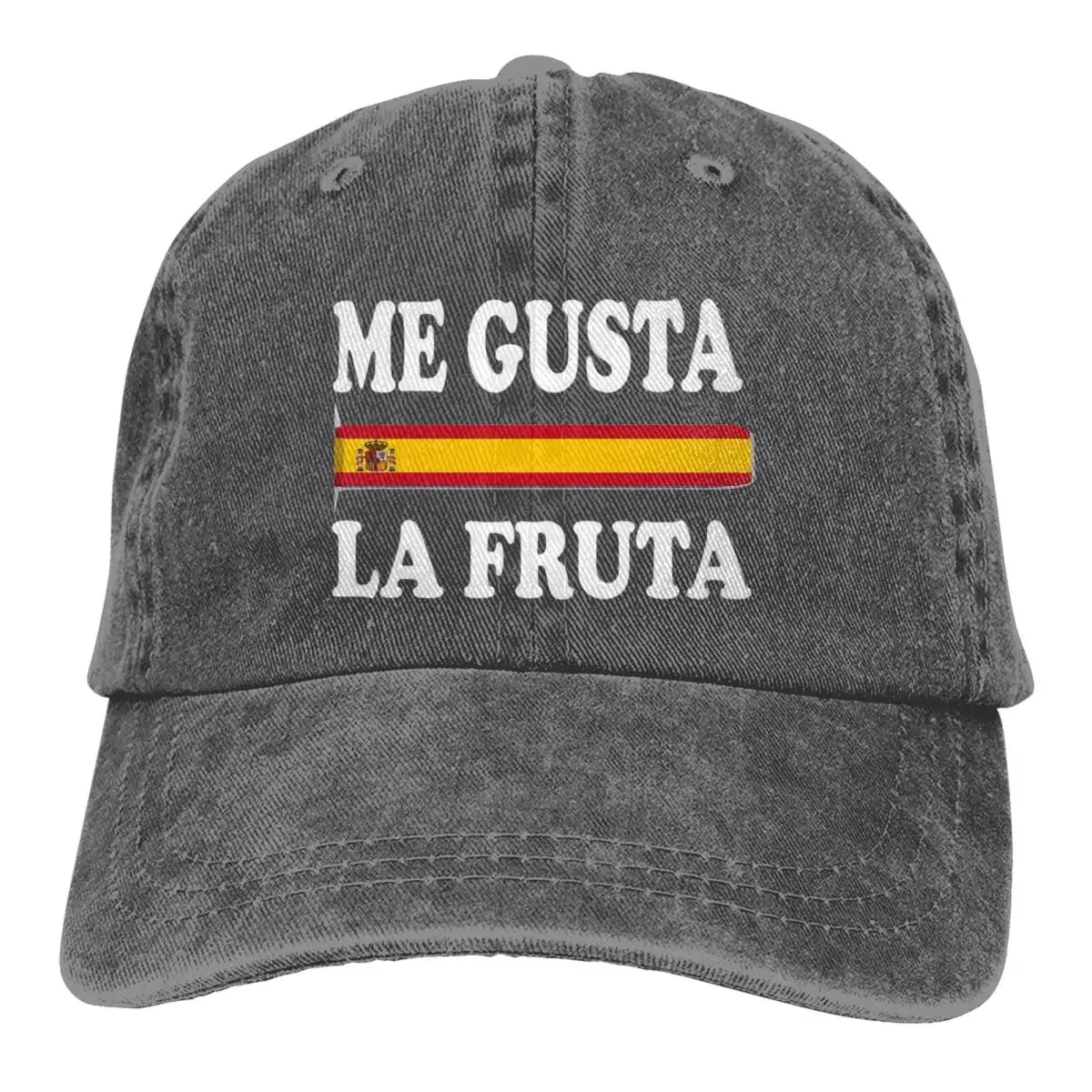 Retro Me Gusta La Fruta Spain Spanish Trucker Hat Men Women