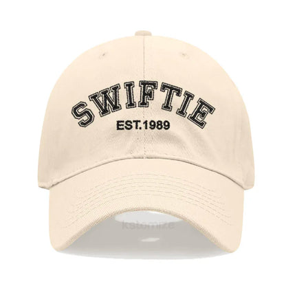 1989 Embroidery Baseball Cap for Men Women Unisex Washed Cotton