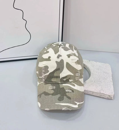 Unisex Trendy Camo Baseball Cap Vintage