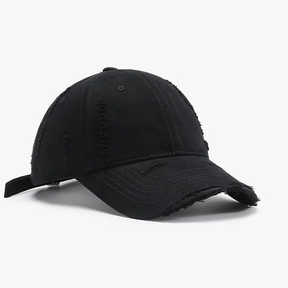 Distressed Washed Baseball Cap For Women